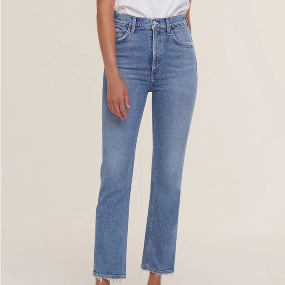 AGOLDE Wilder Mid Rise Straight Jean